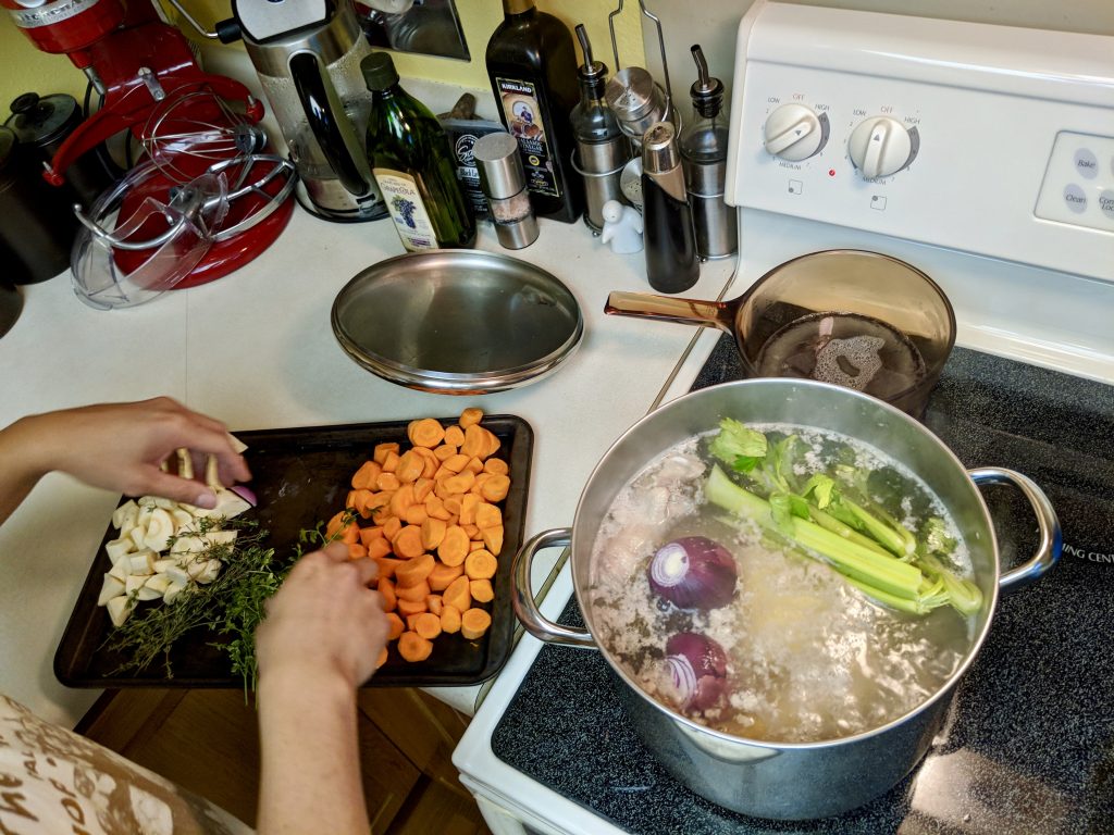 Meal 1 - Poule-au-Bouillon Prep