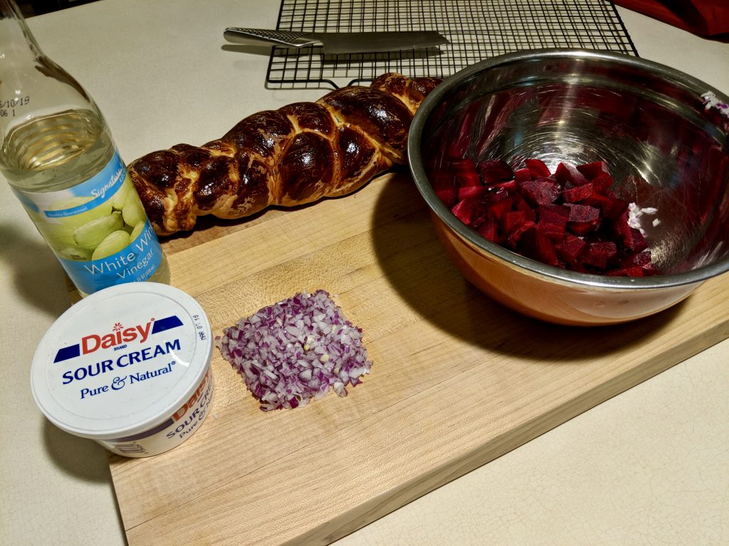 Meal 1 - Beet Salad with Sour Cream