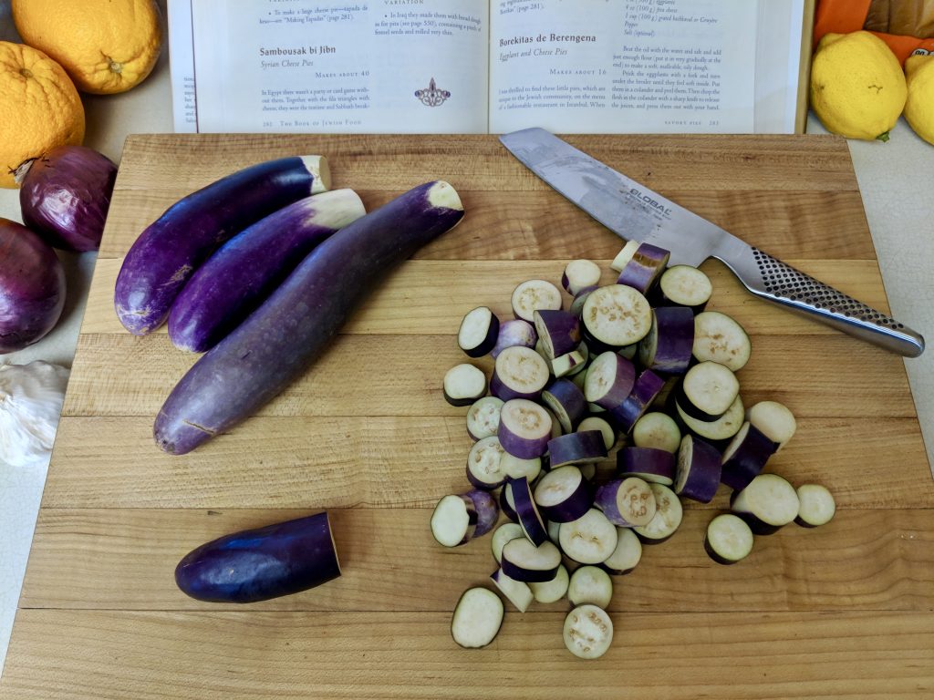 Meal 33 - Eggplant and Cheese Pies