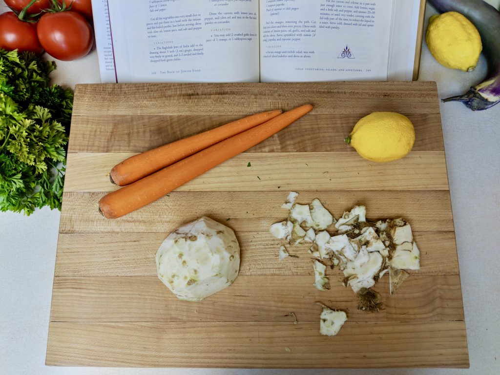Meal 34 - Celeriac and Carrots in a Lemon Sauce