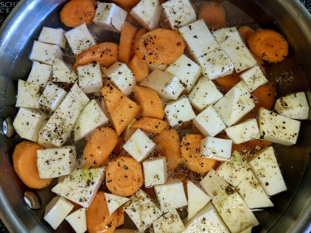 Meal 34 - Celeriac and Carrots in a Lemon Sauce