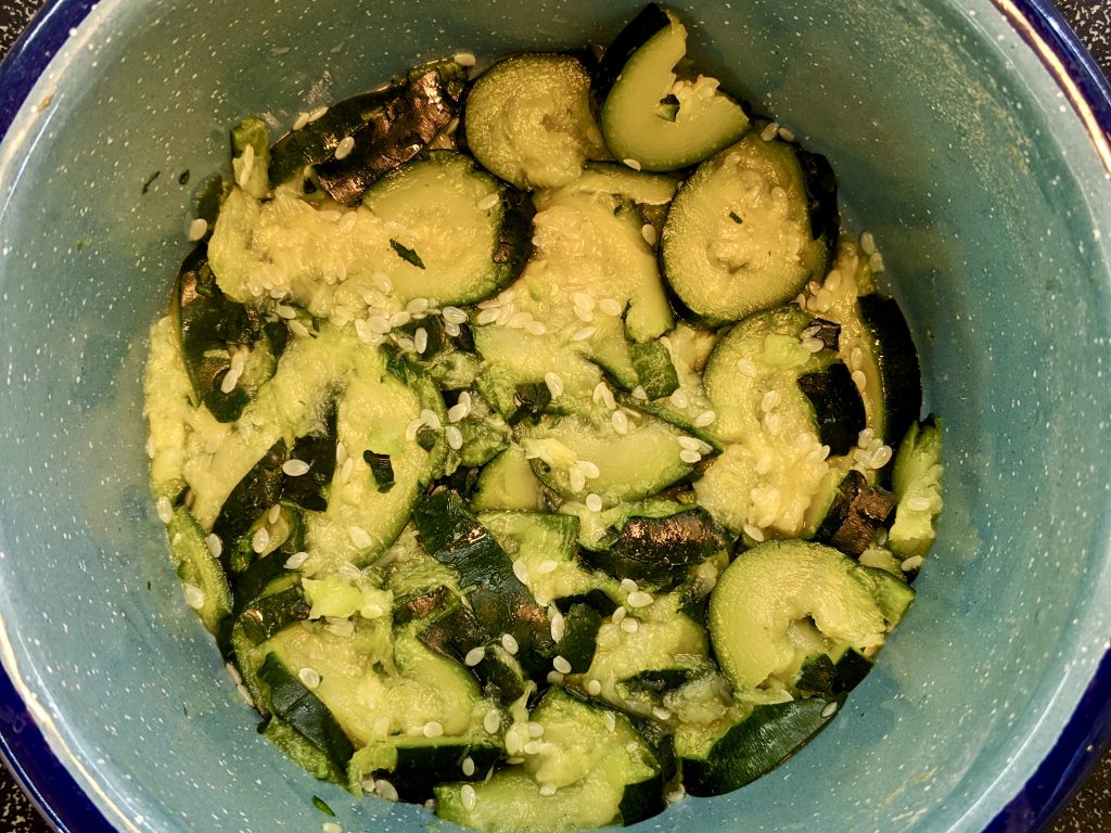 Ajlouk de Courgettes - Mashed Zucchini Salad