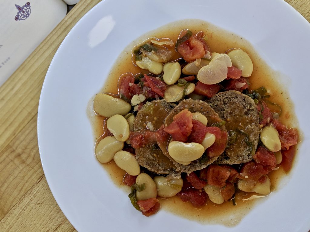 Meal 56 - Hamin Toscano con Pomodori e Polpettone - Meat Loaf with Beans and Tomatoes