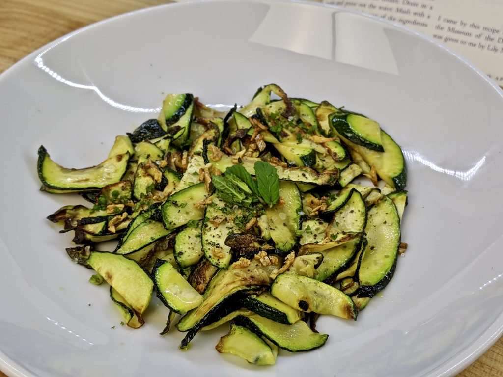 Meal 56 - Concia di Zucchine - Marinated Zucchini
