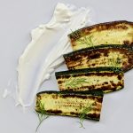 Fried Zucchini Slices with Yogurt