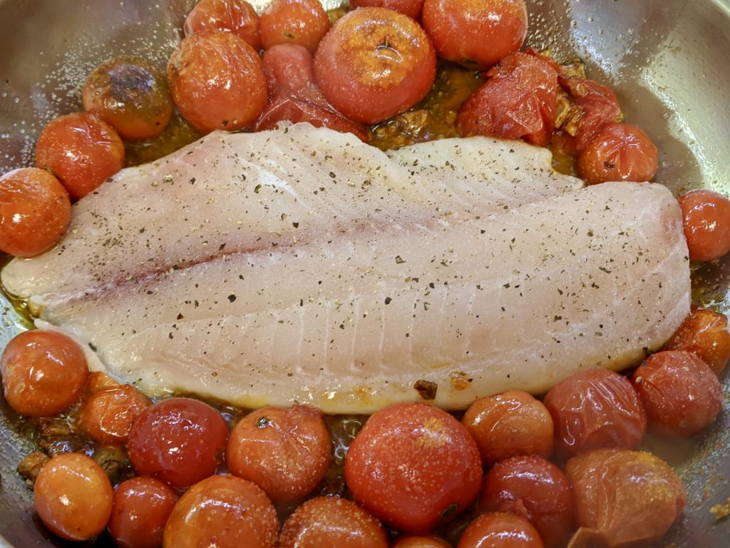 Meal 69 - Triglie alla Mosaica - Red Mullet in Tomato Sauce