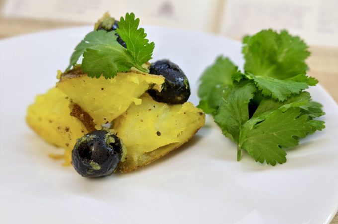 Meal 77 - Pommes de Terre aux Olives - Potatoes with Black Olives