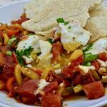 Meal 83 - Shakshouka - Fried Peppers and Tomatoes with Eggs