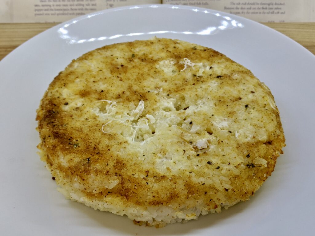 Meal 87 Bomba di Riso al Formaggio - Rice Cake with Cheese