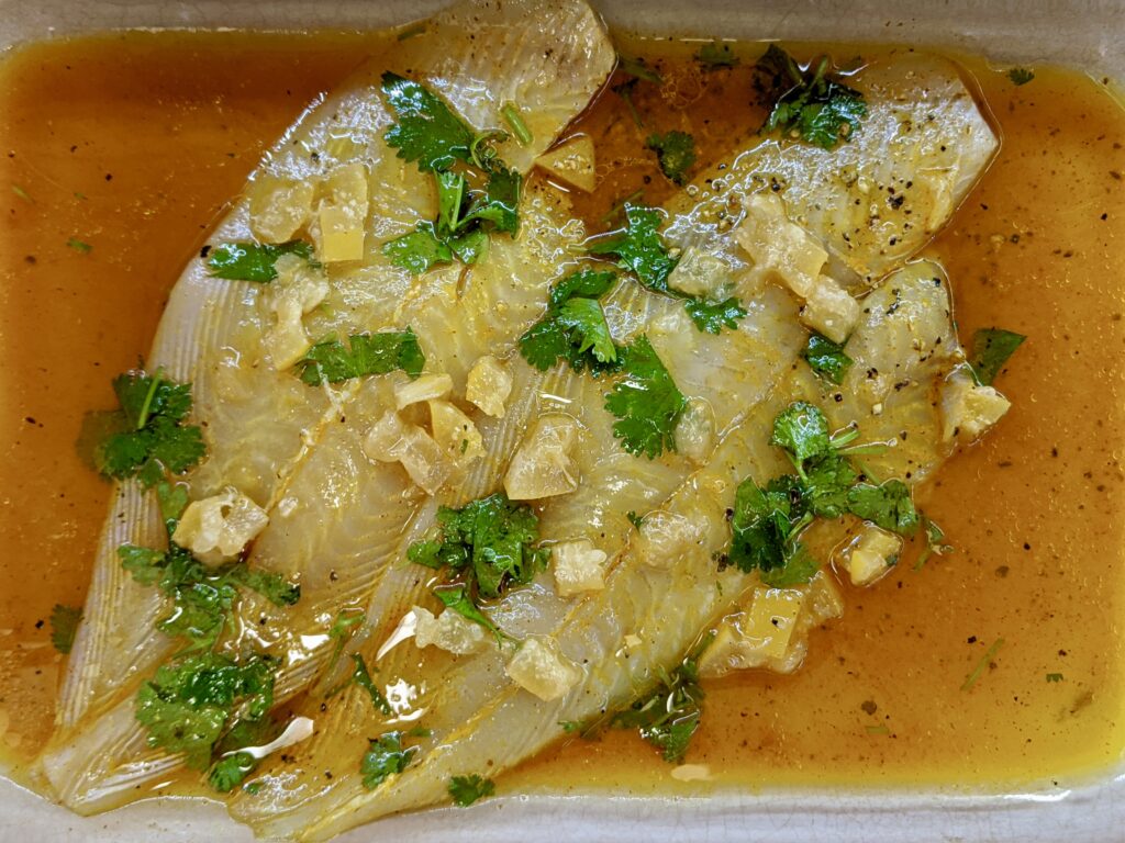Meal 87 - Poisson aux Citrons Confits - Fish with Pickled Lemon