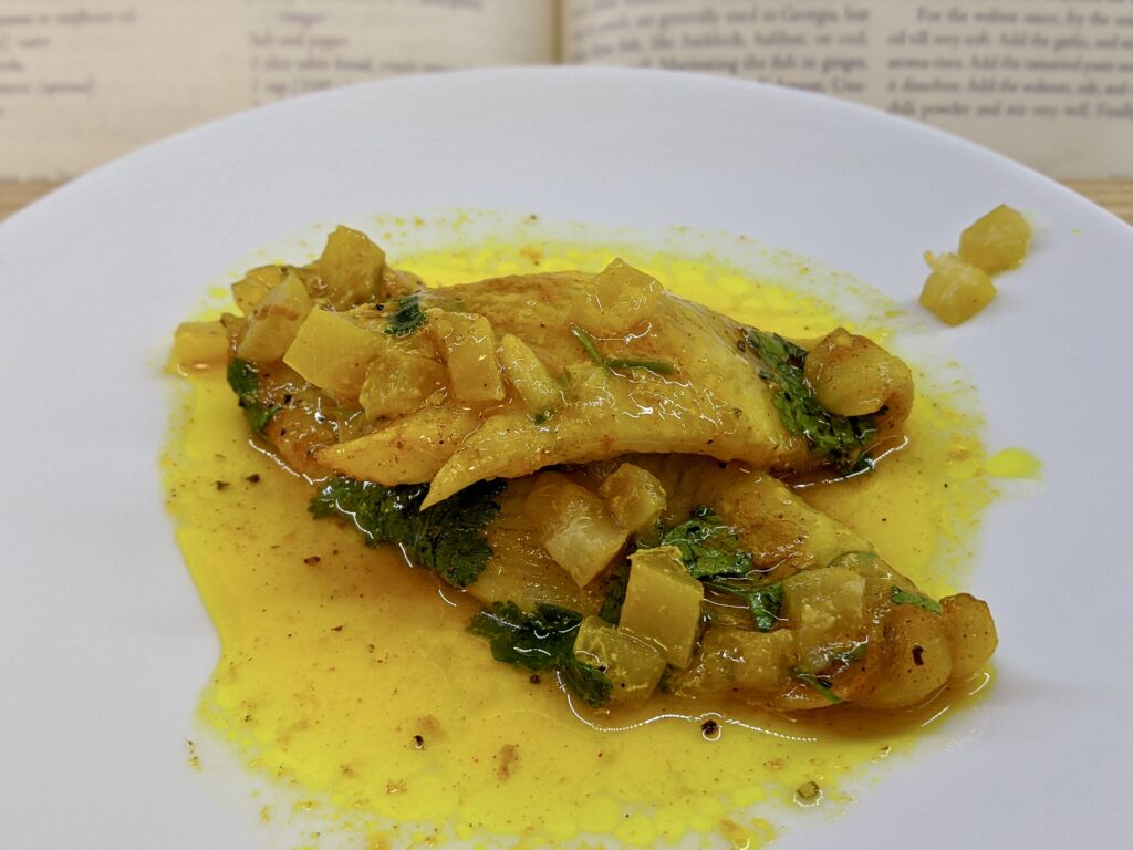 Meal 87 - Poisson aux Citrons Confits - Fish with Pickled Lemon