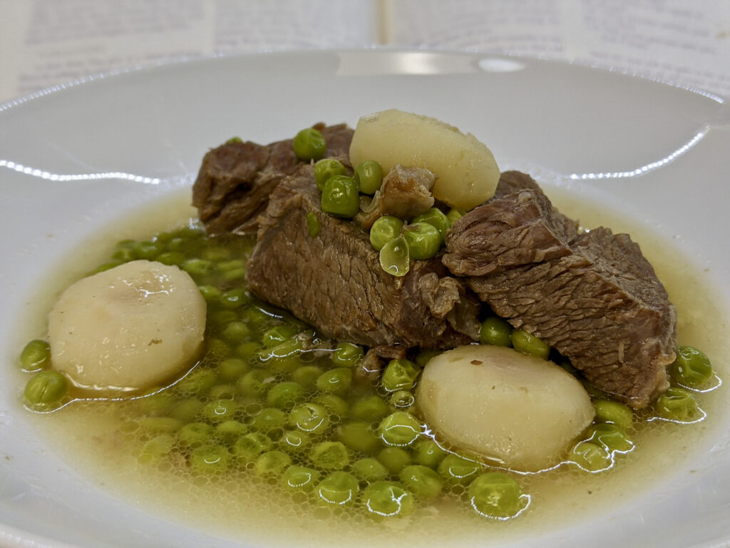 Made In Marrow - Meal 97 - Veau aux Topinambours et Petits Pois - Veal with Peas and Jerusalem Artichokes