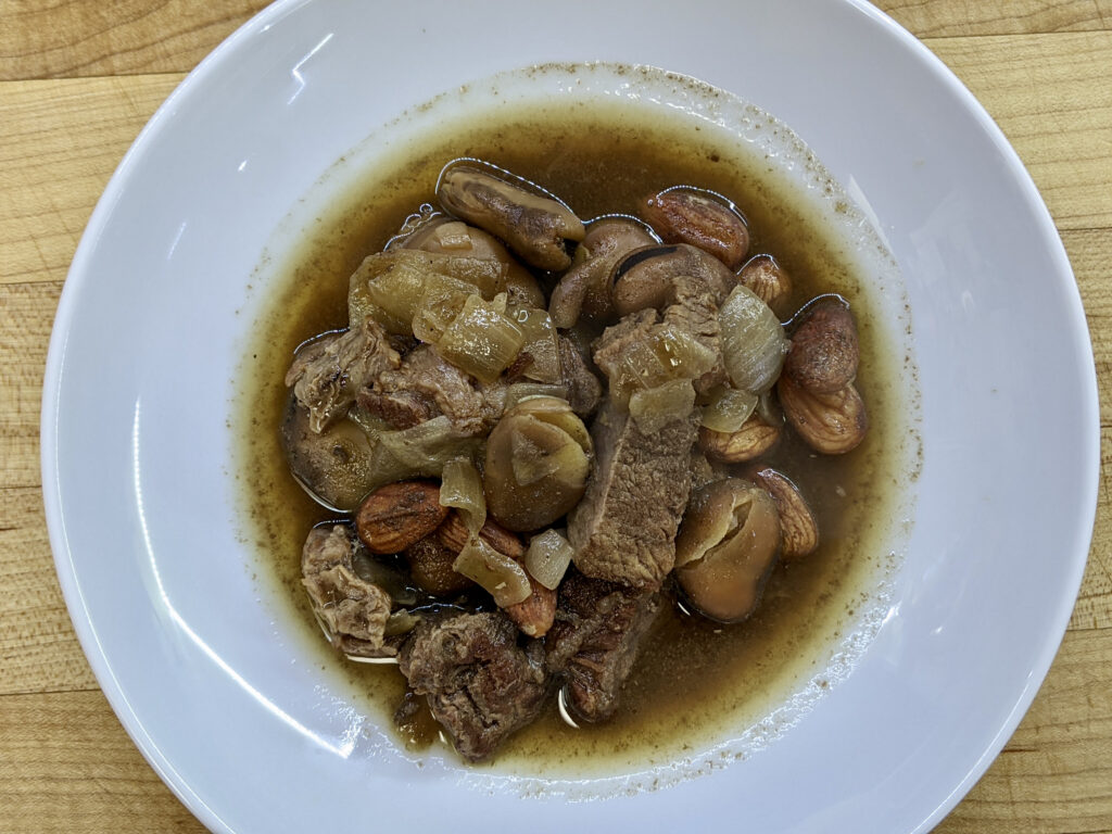 Made In Marrow - Meal 98 - Lamb with Fresh Fava Beans and Almonds - Agneau aux  Fèves Vertes et aux Amandes