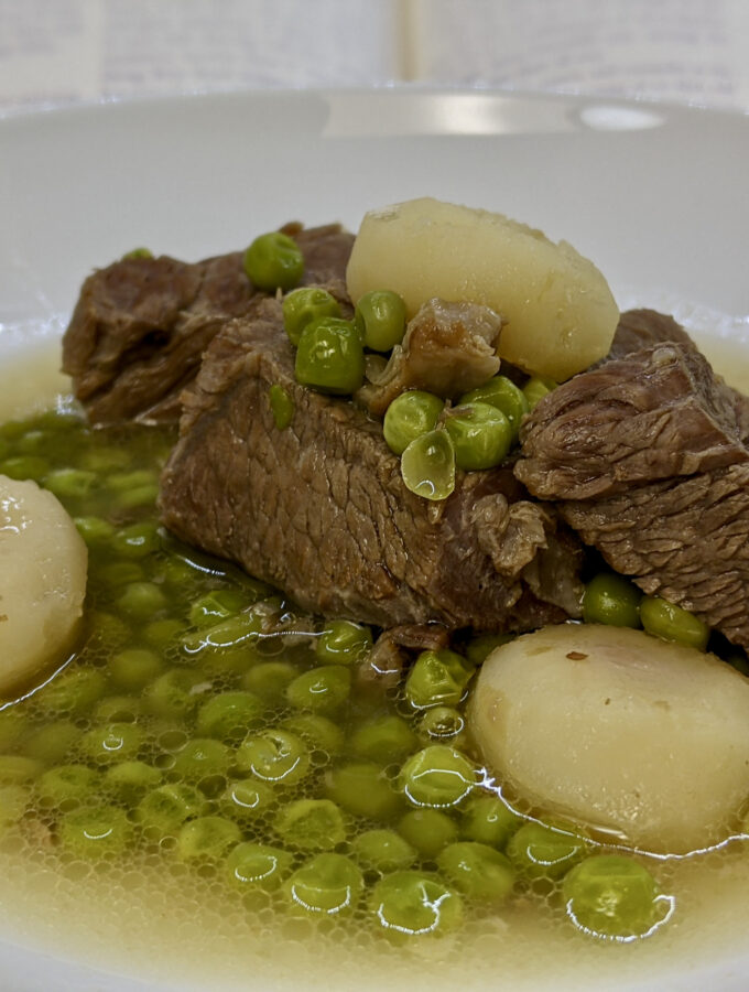 Made In Marrow - Meal 97 - Veau aux Topinambours et Petits Pois - Veal with Peas and Jerusalem Artichokes